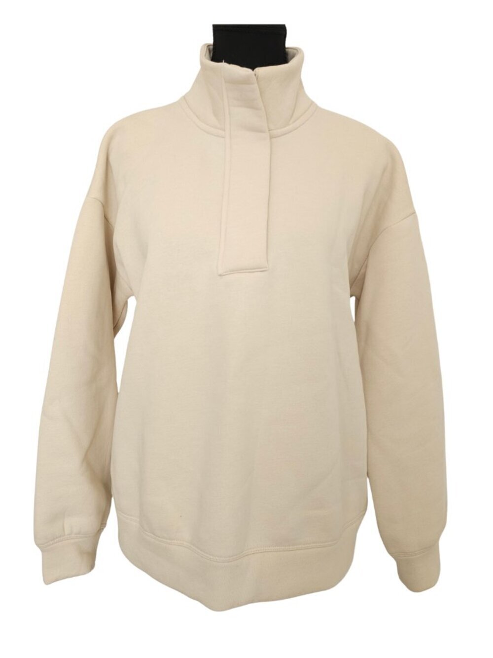 Joe Fresh Active Half Zip Pullover – Cream – Size Small